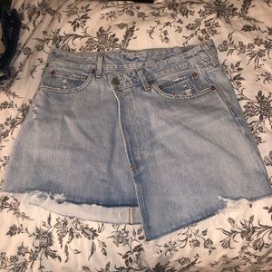 Agolde Criss Cross Skirt